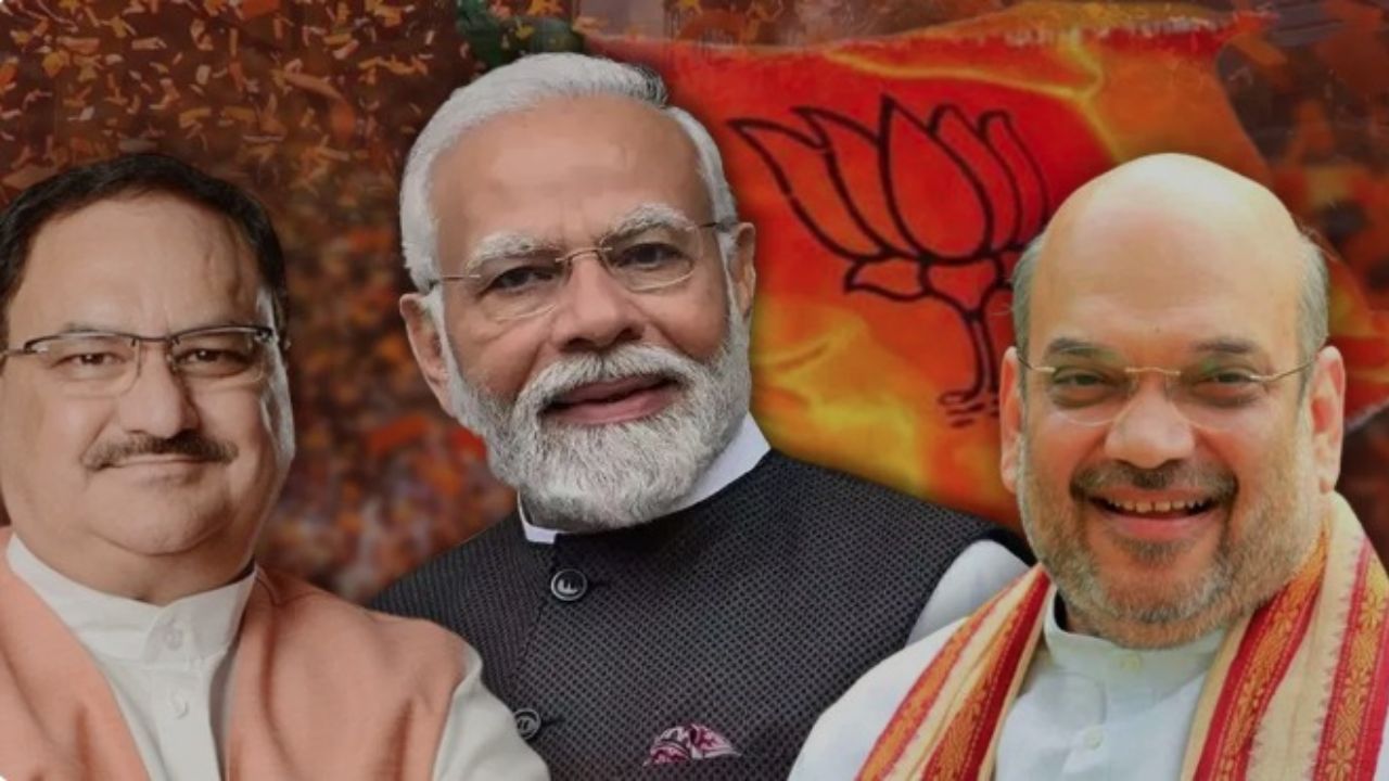 पीएम मोदी, अमित शाह, जेपी नड्डा